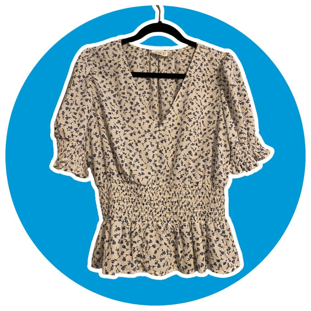 Peplum Office Top